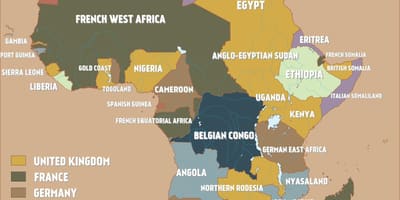 Harta britanic Camerun