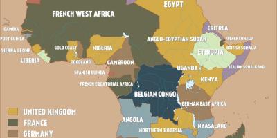 Harta britanic Camerun