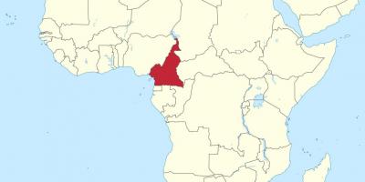 Harta Camerun, africa de vest