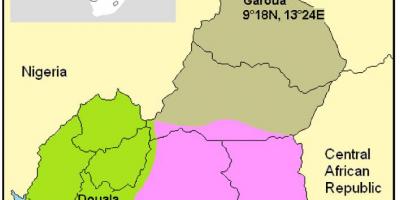 Harta Camerun climatice