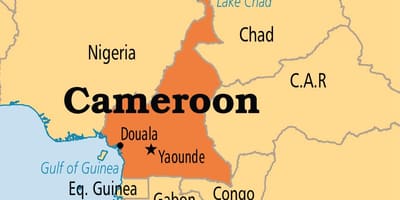 Harta yaounde, Camerun